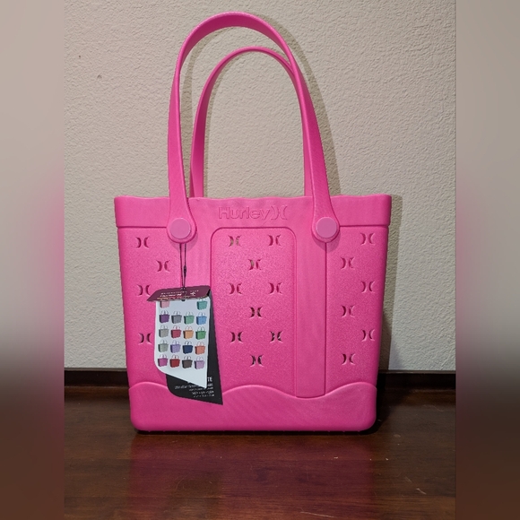 Hurley Handbags - Sold! Hurley EVA pink Small beach tote